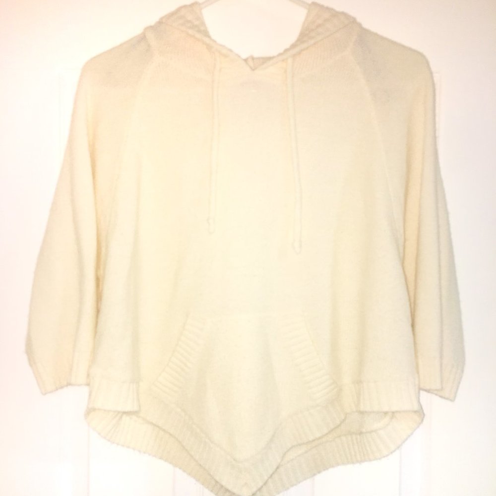 Divided by H&M Ivory Poncho-Style Hoodie